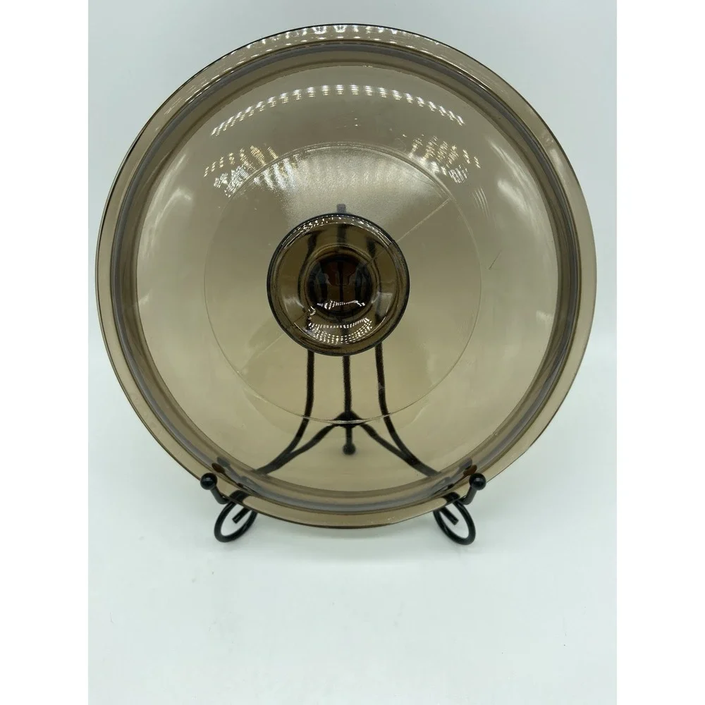 Pyrex Visions Amber Glass Casserole Replacement Lid  V-2.5-C 8.5